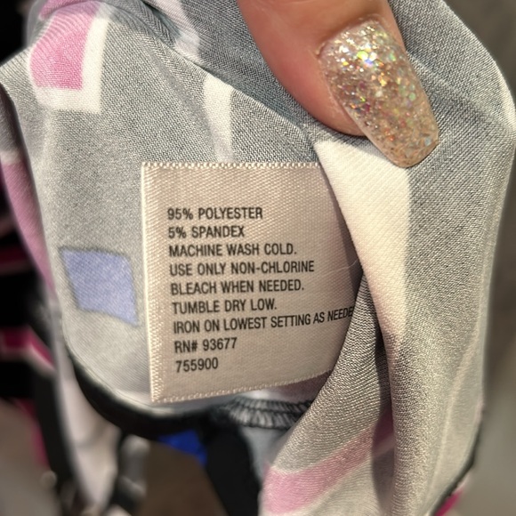 Worthington Women Multicolor Shirt Size XL Stretch - Picture 3 of 6